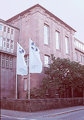 Gebäudeansicht des Landeskirchlichen Archivs Karlsruhe