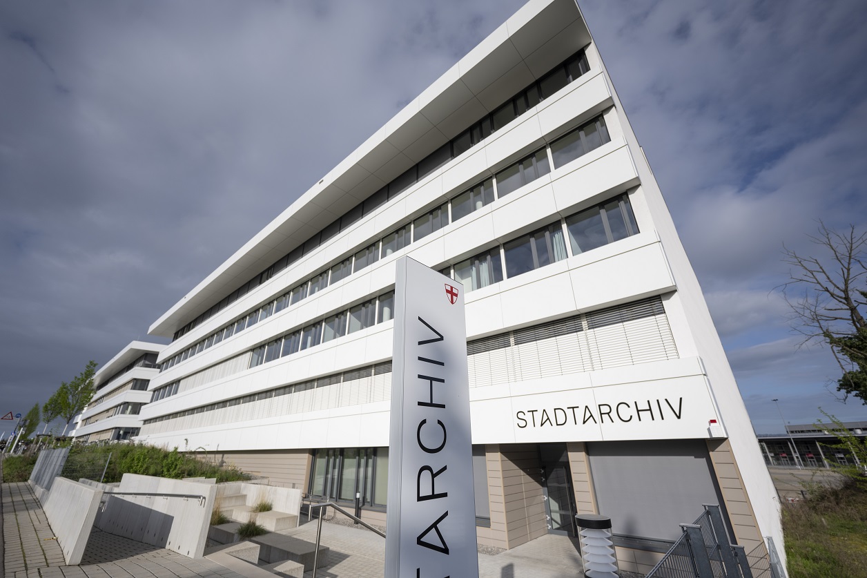 Stadt Archiv Freiburg Gebäude. Rechte: Patrick Seeger/Stadt Freiburg