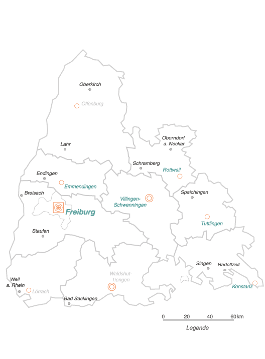 Regierungsbezirk Freiburg