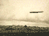 Foto: Luftschiff -Graf Zeppelin- Ã¼ber Jerusalem, 31. April 1931
