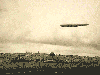 Foto: Luftschiff -Graf Zeppelin- über Jerusalem, 31. April 1931